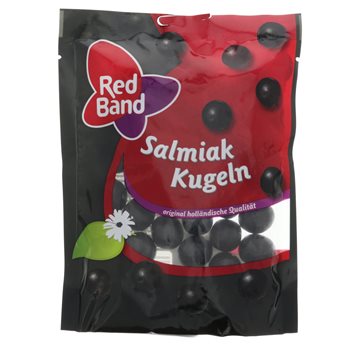 Červená skupina Salmiak Kugeln 175G