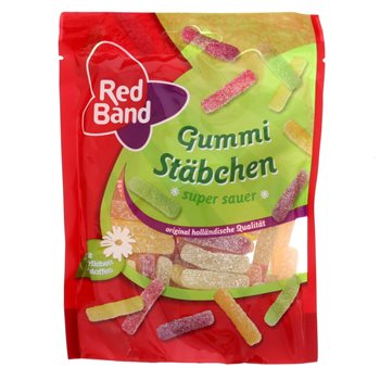 Červená skupina Gummi Stäbchen Super Sauer 200G