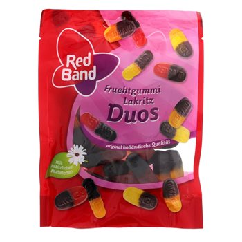 Červená skupina Fruchtgummi Licorice Duos 200G