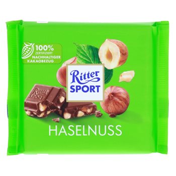 Ritter sportovní mléko s lískovým ořechem 100 g