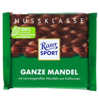 Ritter Sport Milk con mandorle intere 100 g