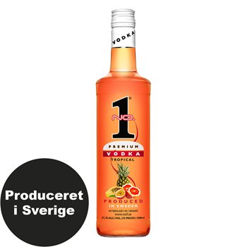 Nr.1 VODKA PREMIUM Tropicală 37,5% 1 l.