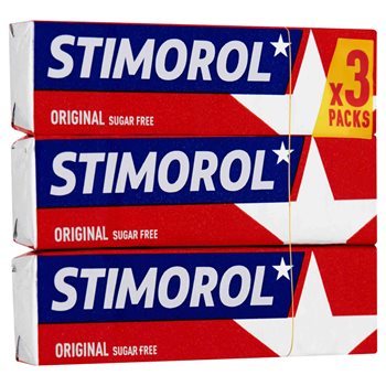 Stimulol Original Cukr zdarma 3-pack 42 g