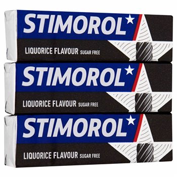 Stimorol ekte lakris sukker gratis 3-pack 42 g