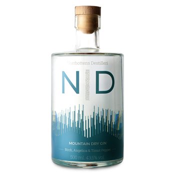 Distilerie Norrbottens - Gin uscat de munte 43,5% 0,5 l.