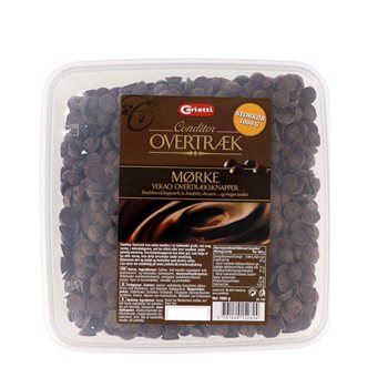 Carletti täckknappar mörka 1000 g.