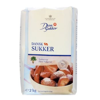 Sukker dansukker 2 kg