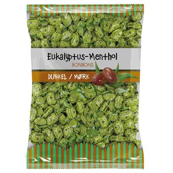 Menthol eucalyptus mørke 1000 g