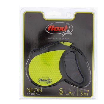 Flexi line Neon Reflect size S 5 m